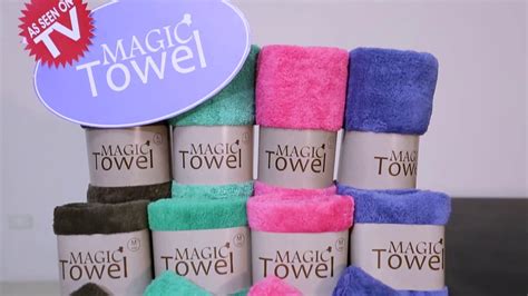 Magic towel expands in water